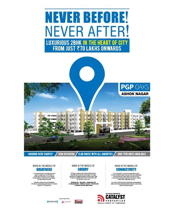 PGP Oaks presents luxurious 2 BHK in the heart of the Chennai City